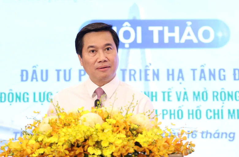 Thứ trưởng Nguyễn Tường Văn: Hạ tầng đồng bộ mở rộng không gian phát triển TP.HCM- Ảnh 1.