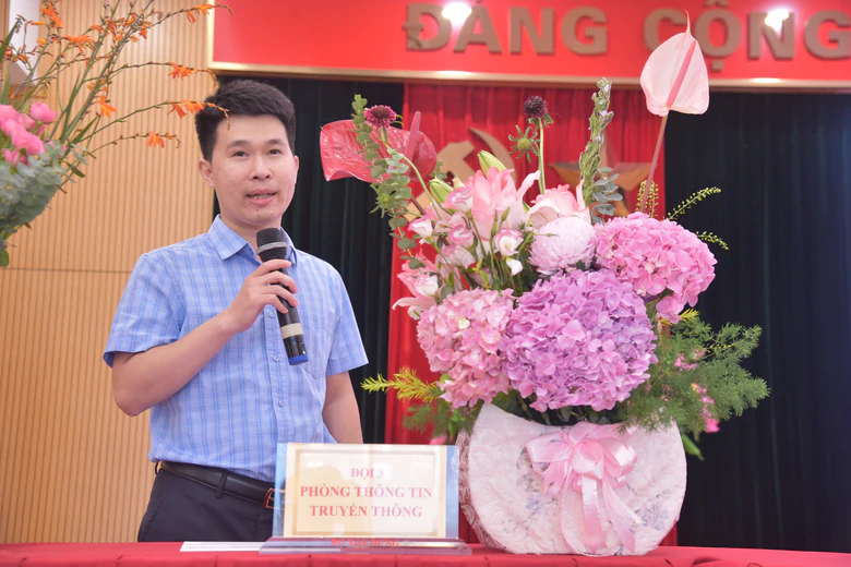 9 đội thi tranh tài hội thi cắm hoa nghệ thuật Văn phòng Bộ Xây dựng - Ảnh 18.