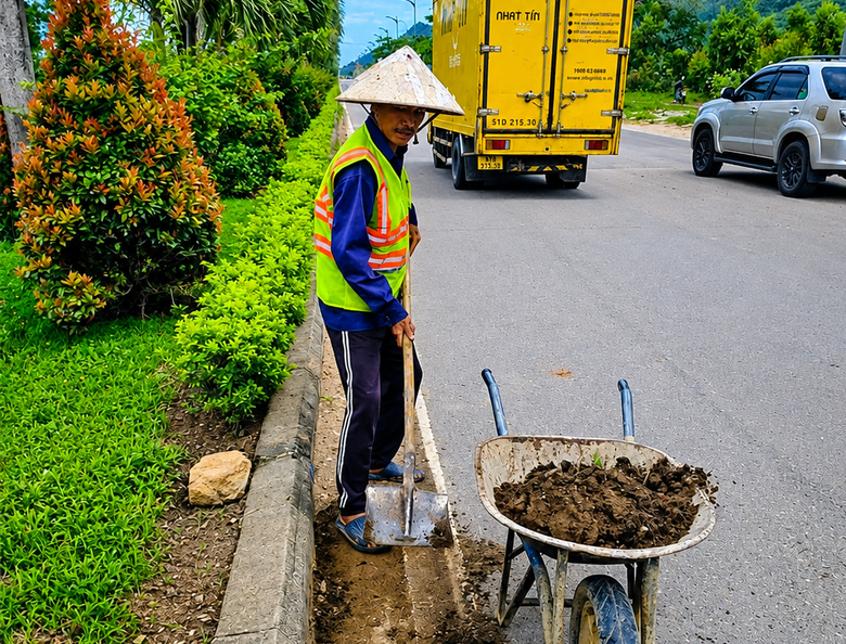 Khắc phục hư hỏng trên tuyến ĐT.638 qua Gia Lai- Ảnh 2.