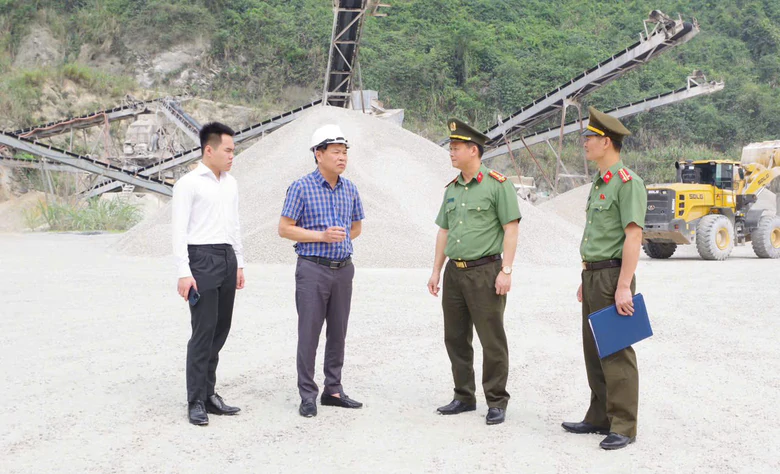 Ninh Bình: Tăng cường xử lý vi phạm khai thác, vận chuyển khoáng sản trái phép- Ảnh 1.