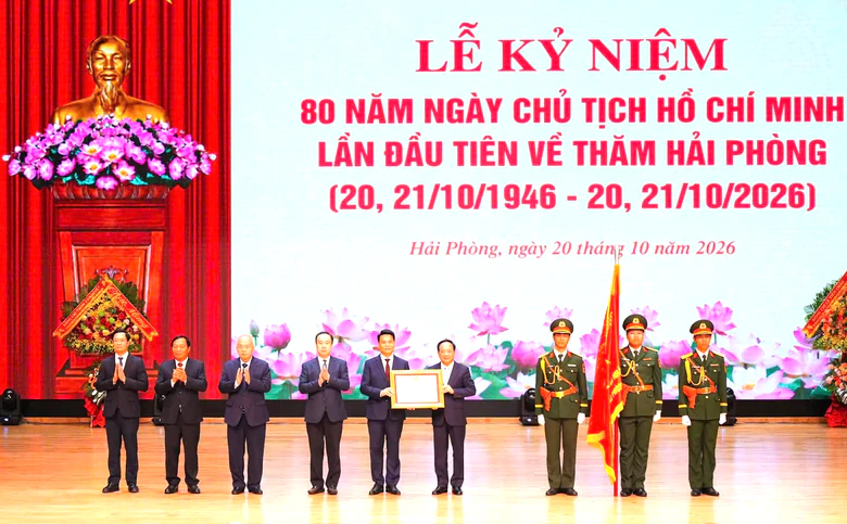 Hải Phòng: Kỷ niệm 80 năm ngày Bác Hồ về thăm, đón nhận Huân chương Lao động hạng Nhất- Ảnh 4.