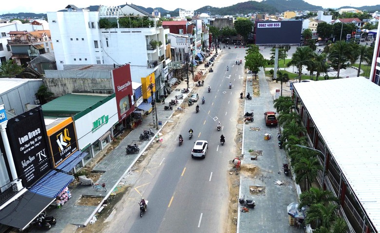 Hình hài tuyến đường 541 tỷ đồng sau 7 tháng thi công- Ảnh 4.