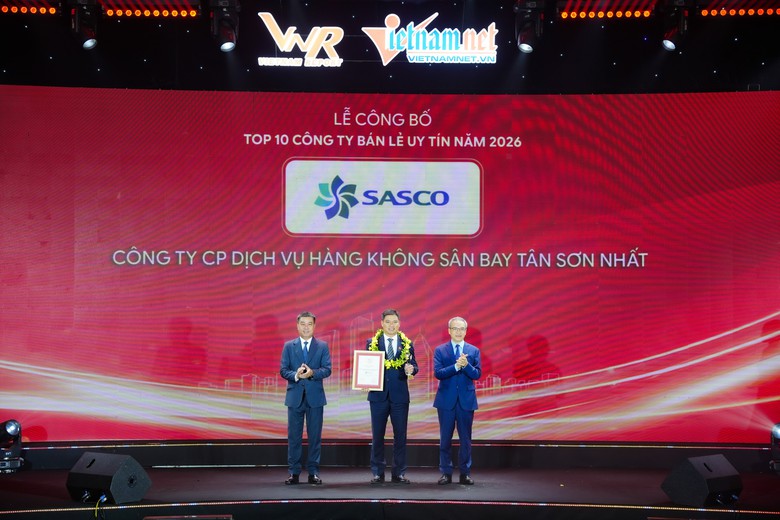 SASCO ghi dấu kép trong bảng xếp hạng uy tín bán lẻ và lợi nhuận năm 2026- Ảnh 1.