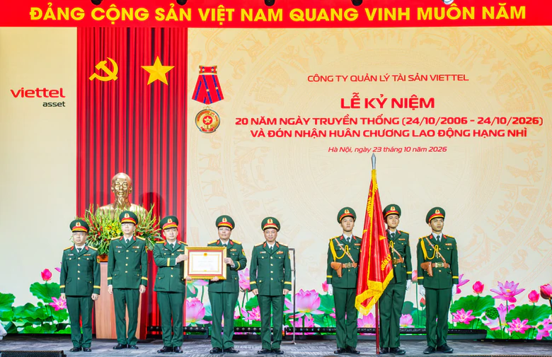 Công ty Quản lý tài sản Viettel được trao tặng Huân chương Lao động hạng Nhì- Ảnh 1.