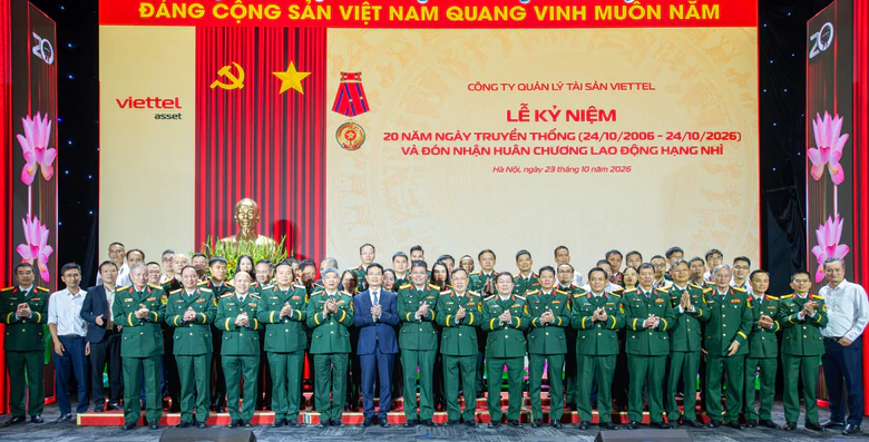Công ty Quản lý tài sản Viettel được trao tặng Huân chương Lao động hạng Nhì- Ảnh 3.