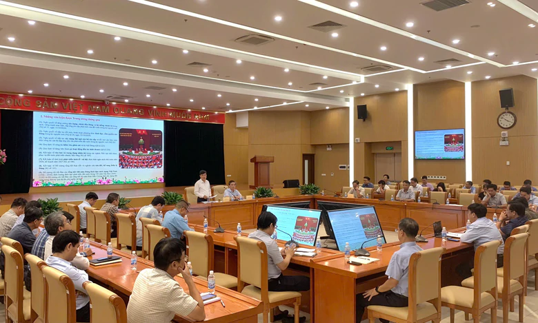 Cục Kinh tế - Quản lý đầu tư xây dựng quán triệt, triển khai Nghị quyết Trung ương IV- Ảnh 2.
