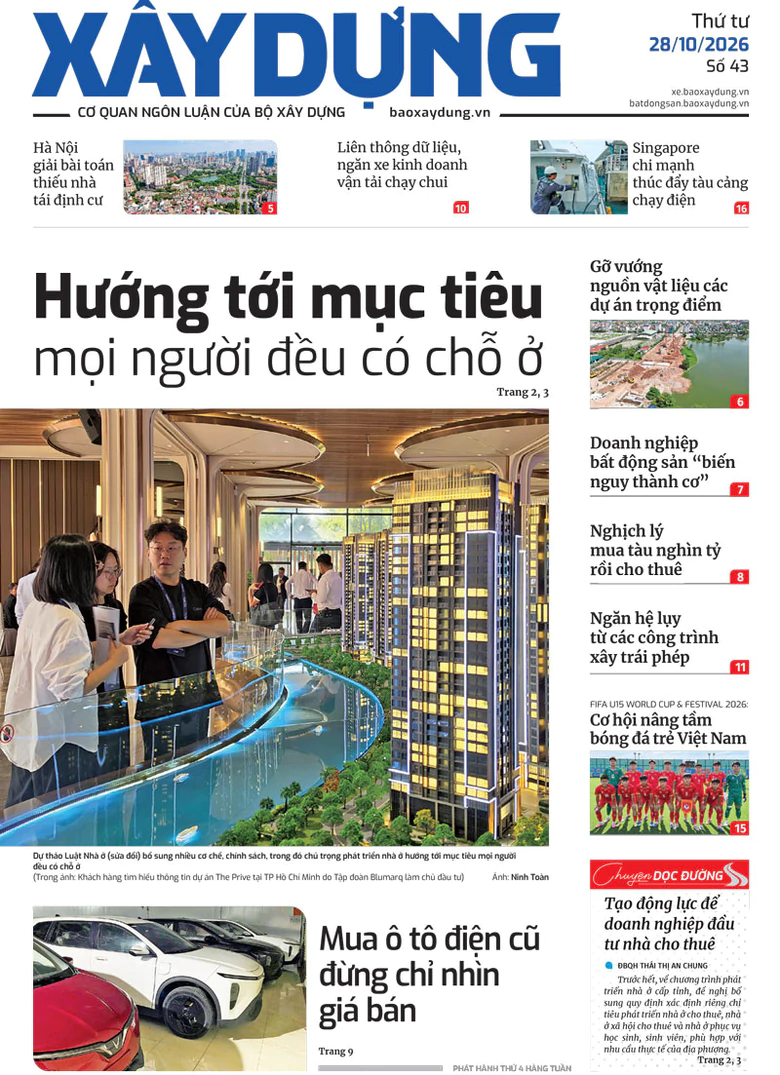 Tin mới nhất, hay nhất trên Báo Xây dựng ngày 28/10/2026 - Ảnh 1.