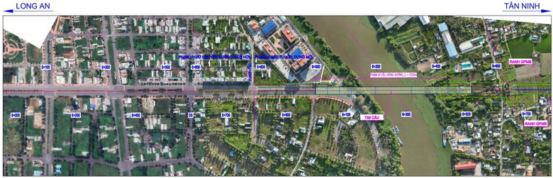 Thi tuyển phương án kiến trúc cầu Hùng Vương thuộc dự án Trục kết nối Long An - Tân Ninh- Ảnh 1.