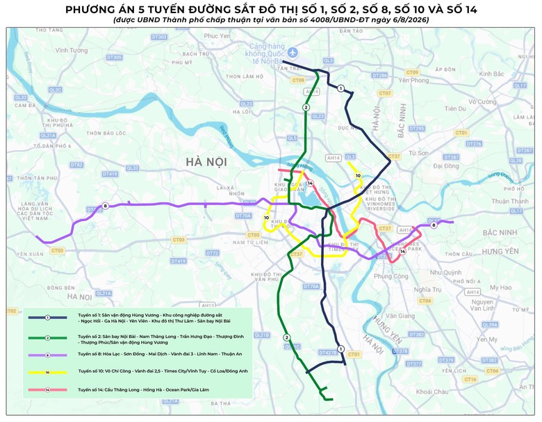 Hà Nội: Đề xuất cơ chế đặc thù, rút ngắn thủ tục đầu tư 5 tuyến metro- Ảnh 2.
