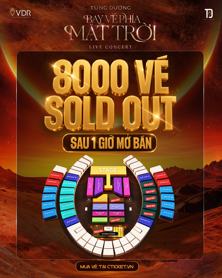 8.000 vé concert Tùng Dương hết sạch sau một giờ mở bán- Ảnh 1.