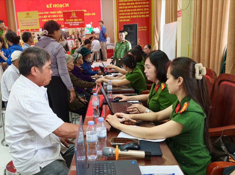 Nghệ An: Đẩy mạnh thu nhận dữ liệu ADN, mở thêm cơ hội tìm danh tính liệt sĩ- Ảnh 2.