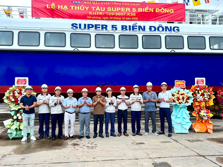 Hạ thuỷ thêm tàu khách hơn 40 tỷ đồng hoạt động tuyến Sa Kỳ - Lý Sơn- Ảnh 2.
