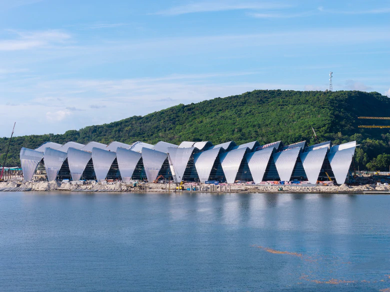 Công trình Trung tâm Hội nghị APEC đang về đích thần tốc- Ảnh 2.
