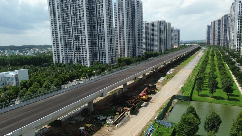 Vành đai 3 TP.HCM chạy nước rút, đoạn phía Đông chuẩn bị thông xe - Ảnh 2.