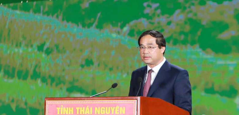 Tổng Bí thư Tô Lâm: Thái Nguyên phấn đấu trở thành tỉnh thu nhập cao trước năm 2045 - Ảnh 11.