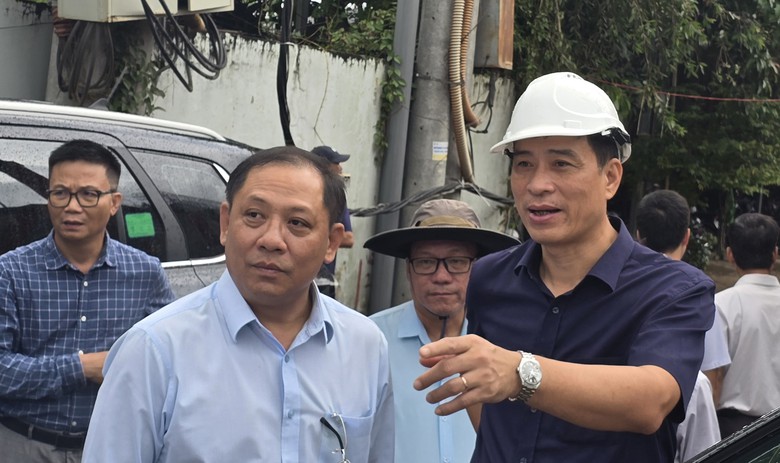 Thứ trưởng Phạm Minh Hà yêu cầu xử lý dứt điểm mặt bằng, thúc tiến độ dự án- Ảnh 2.