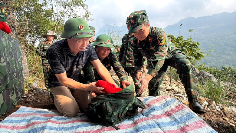Tuyên Quang: Tìm thấy thêm hài cốt 22 liệt sĩ ở Thanh Thuỷ- Ảnh 1.
