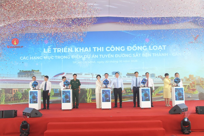 Đường sắt tốc độ cao Bến Thành - Cần Giờ huy động 10.000 nhân lực, tăng tốc thi công- Ảnh 2.