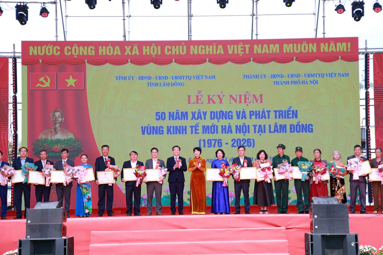 50 năm nghĩa tình Hà Nội - Lâm Đồng trên vùng kinh tế mới- Ảnh 4.