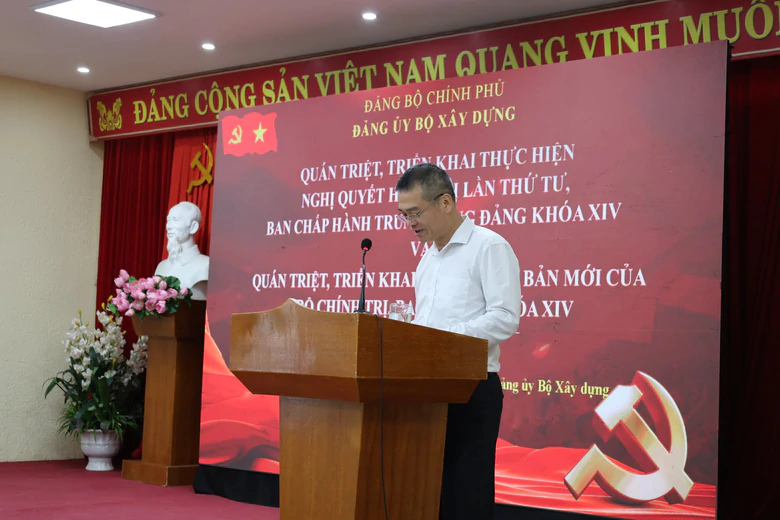 Đảng ủy Bộ Xây dựng triển khai văn bản mới, tập huấn công tác Đảng năm 2026 - Ảnh 3.