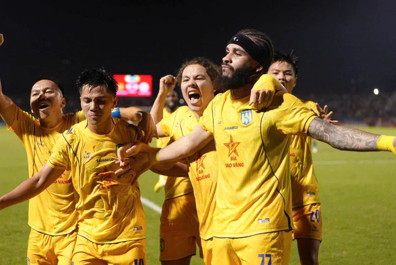 V-League: Sông Lam Nghệ An hòa kịch tính CLB Công an Hà Nội- Ảnh 1.