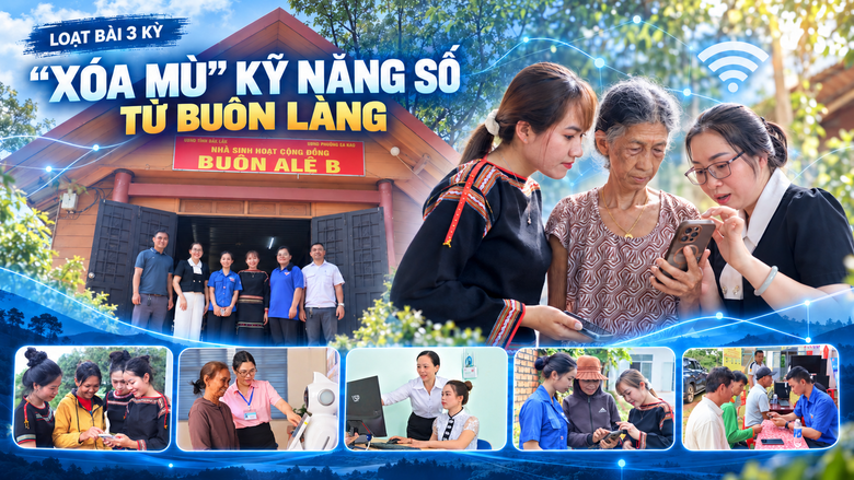 “Xóa mù” kỹ năng số từ buôn làng- Ảnh 1.