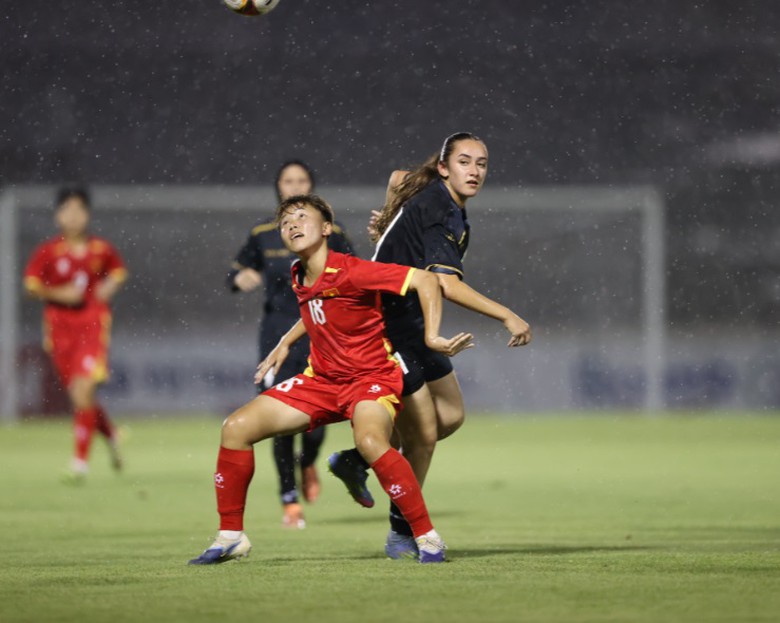 U17 nữ Việt Nam thắng đậm Palestine trong ngày ra quân- Ảnh 1.