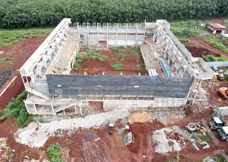 Đắk Lắk: Nhiều vị trí tại Nhà thi đấu Ea Drăng bê tông không đạt yêu cầu- Ảnh 2.