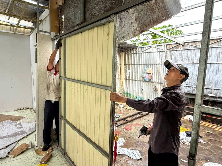 Đội mưa dỡ nhà, bàn giao mặt bằng làm dự án tôn tạo cảnh quan lớn nhất Quảng Ngãi- Ảnh 6.