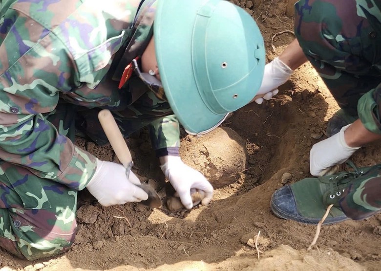 Khánh Hòa: Quy tập 9 hài cốt liệt sĩ tại xã Phước Dinh sau 6 ngày tìm kiếm - Ảnh 1.