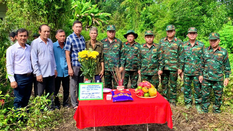 Cà Mau: Quy tập thêm một hài cốt liệt sĩ tại Nghĩa trang tạm Cầu Chữ Y - Ảnh 3.