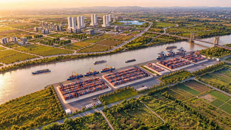 Hà Nội khởi công cảng thủy nội địa Giang Biên, mở thêm động lực cho hạ tầng logistics- Ảnh 1.