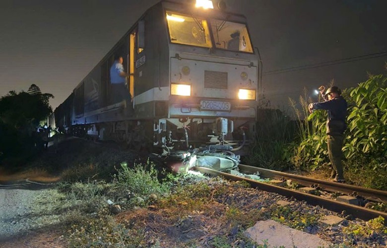 Hiện trường vụ tai nạn - Ảnh: H.N.