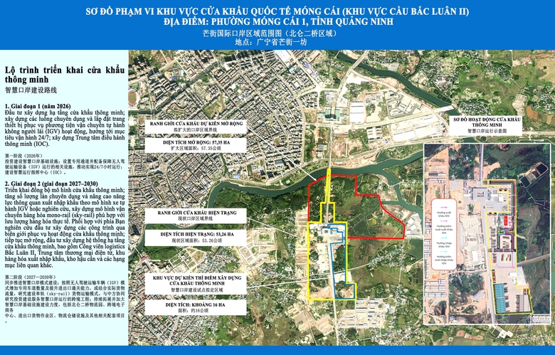 Quảng Ninh: Khởi c&ocirc;ng x&acirc;y dựng cửa khẩu th&ocirc;ng minh M&oacute;ng C&aacute;i - Đ&ocirc;ng Hưng- Ảnh 3.