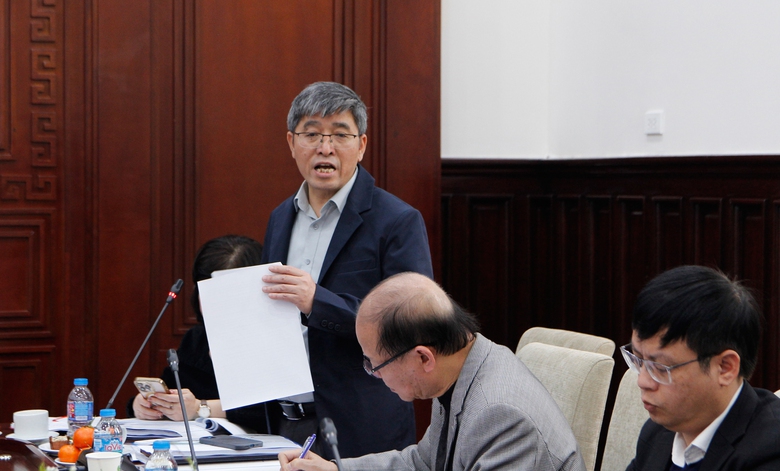 &Ocirc;ng Vũ Anh T&uacute;, Ph&oacute; Vụ trưởng Vụ Quy hoạch - Kiến tr&uacute;c g&oacute;p &yacute; cho Nhiệm vụ điều chỉnh Quy hoạch chung x&acirc;y dựng Khu kinh tế Nghi Sơn, tỉnh Thanh Ho&aacute; đến năm 2045, tầm nh&igrave;n đến năm 2060.