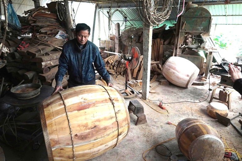 Tiếng trống gọi Tết từ làng Bắc Thai ở Hà Tĩnh- Ảnh 1. Tiếng trống gọi Tết từ làng Bắc Thai ở Hà Tĩnh- Ảnh 1.