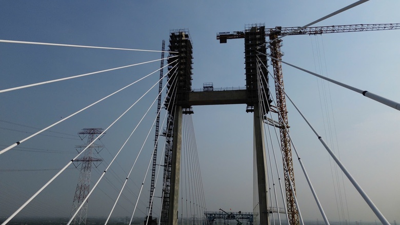 100 c&ocirc;ng nh&acirc;n, kỹ sư trắng đ&ecirc;m đổ b&ecirc; t&ocirc;ng cầu Phước Kh&aacute;nh nối Đồng Nai - TP.HCM- Ảnh 5.