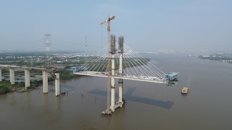 100 c&ocirc;ng nh&acirc;n, kỹ sư trắng đ&ecirc;m đổ b&ecirc; t&ocirc;ng cầu Phước Kh&aacute;nh nối Đồng Nai - TP.HCM- Ảnh 6.
