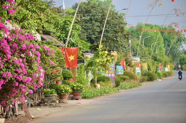 Giữ hồn qu&ecirc; với con đường n&ecirc;u rực rỡ đ&oacute;n Tết giữa v&ugrave;ng đất c&ocirc;ng nghiệp Đồng Nai- Ảnh 9.