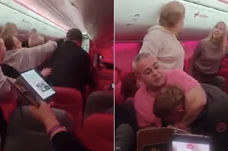 Anh: M&aacute;y bay phải hạ c&aacute;nh khẩn v&igrave; h&agrave;nh kh&aacute;ch c&atilde;i v&atilde;, ẩu đả- Ảnh 1.