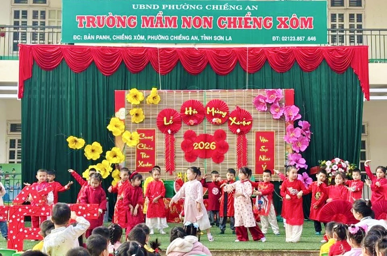 Tết đến sớm trong những ngôi trường mầm non vùng cao Sơn La- Ảnh 2. Tết đến sớm trong những ngôi trường mầm non vùng cao Sơn La- Ảnh 2.