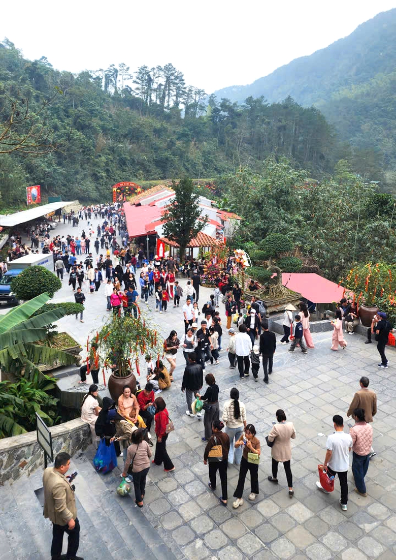 Ph&uacute; Thọ: T&acirc;y Thi&ecirc;n đ&oacute;n gần 8 vạn lượt du kh&aacute;ch đầu xu&acirc;n 2026- Ảnh 2.