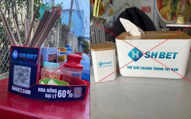 Cảnh gi&aacute;c chi&ecirc;u tr&ograve; tặng qu&agrave; miễn ph&iacute; gắn quảng c&aacute;o cờ bạc, c&aacute; cược tr&aacute;i ph&eacute;p- Ảnh 2.
