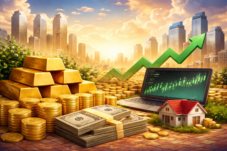 Xuống tiền đầu tư chứng kho&aacute;n, nh&agrave; đất hay v&agrave;ng?- Ảnh 1.