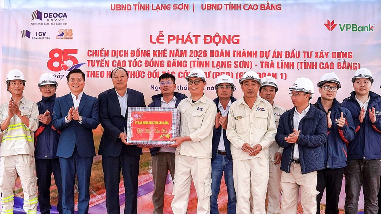 Phát động "Chiến dịch Đông Khê", đưa cao tốc Đồng Đăng - Trà Lĩnh về đích sớm- Ảnh 3. Phát động "Chiến dịch Đông Khê", đưa cao tốc Đồng Đăng - Trà Lĩnh về đích sớm- Ảnh 3.
