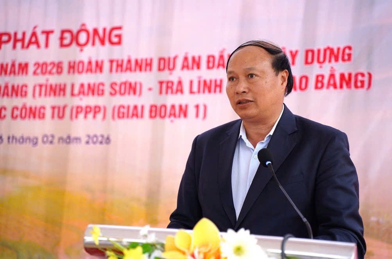 Phát động "Chiến dịch Đông Khê", đưa cao tốc Đồng Đăng - Trà Lĩnh về đích sớm- Ảnh 1. Phát động "Chiến dịch Đông Khê", đưa cao tốc Đồng Đăng - Trà Lĩnh về đích sớm- Ảnh 1.