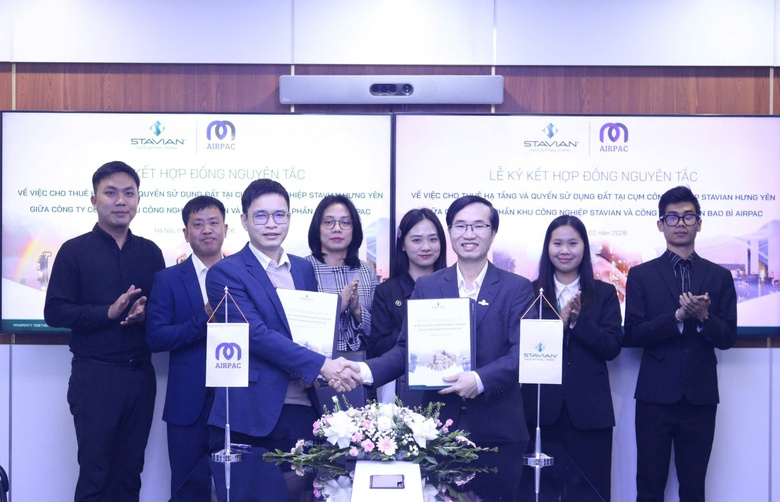 Cụm c&ocirc;ng nghiệp Stavian Hưng Y&ecirc;n thỏa thuận thu&ecirc; hạ tầng với nhiều doanh nghiệp- Ảnh 1.