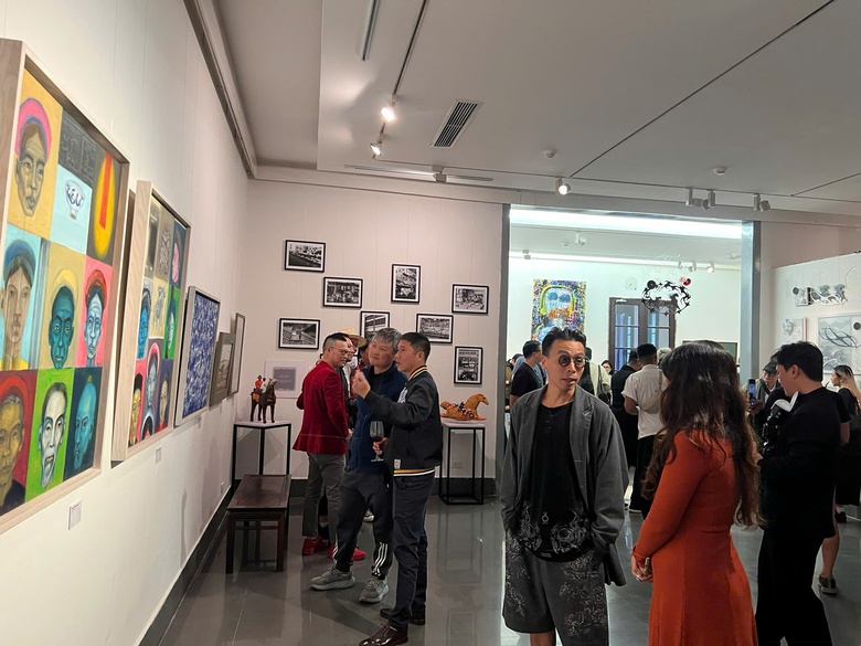 Khi hội họa "đánh thức" sắc Xuân- Ảnh 8. Khi hội họa "đánh thức" sắc Xuân- Ảnh 8.