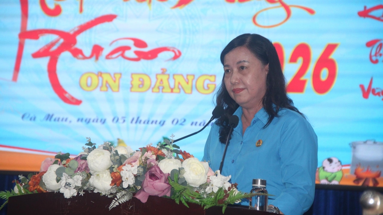 C&ocirc;ng đo&agrave;n C&agrave; Mau chăm lo Tết cho đo&agrave;n vi&ecirc;n, người lao động- Ảnh 1.