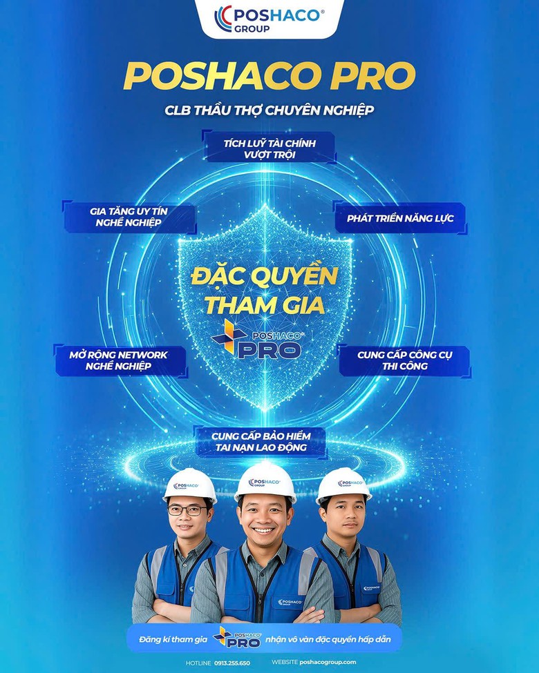 POSHACO PRO: Điểm tựa vững chắc cho cộng đồng thợ thi c&ocirc;ng t&ocirc;n th&eacute;p chuy&ecirc;n nghiệp- Ảnh 2.